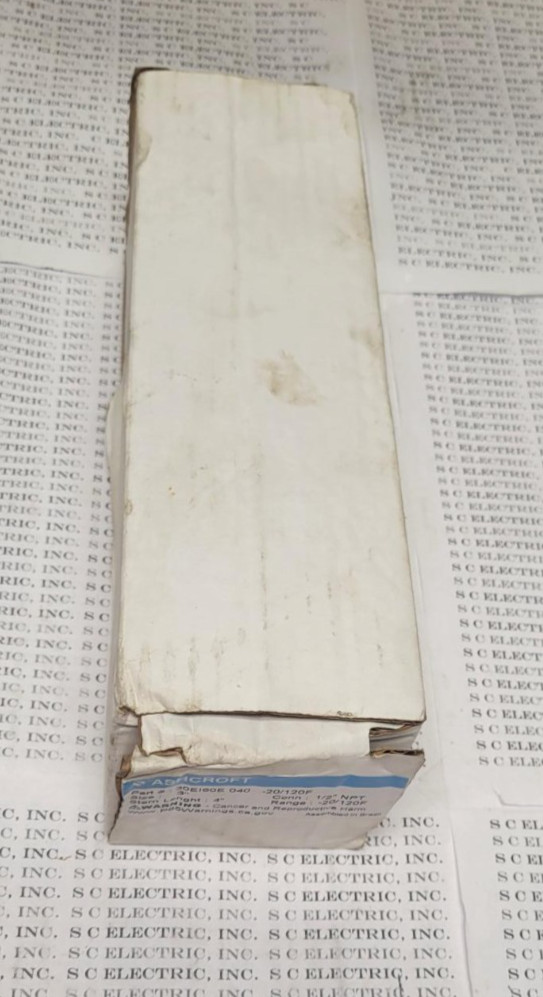 ASHCROFT 30EI60E 040 -20/120F THERMOMETER