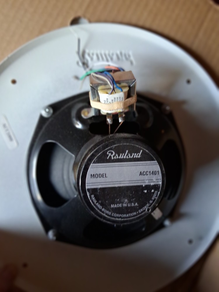 RAULAND ACC1401 CEILING MOUNT SPEAKER NEW OPEN BOX