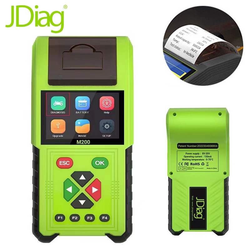 Genuine Jdiag M200 Motorcycle Full System Diagnosis Scanner Tools Code Readers