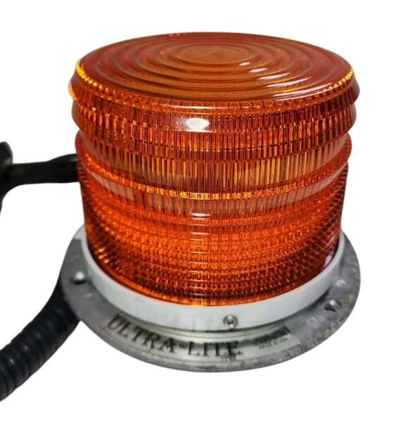 Ultra-Lite Model 1000 Orange Flash Strobe Beacon Emergency Light Tested