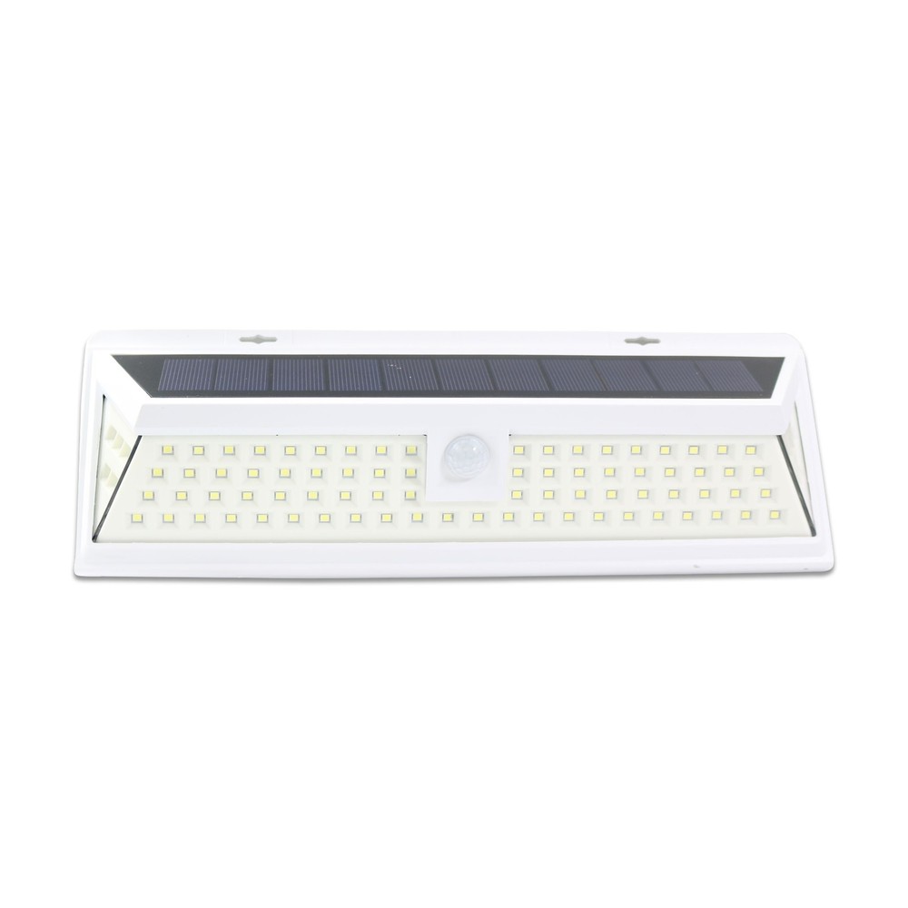 4 Pack Leisure LED Solar Powered 86 LED 3D Wide Angle Motion Sensor Light White