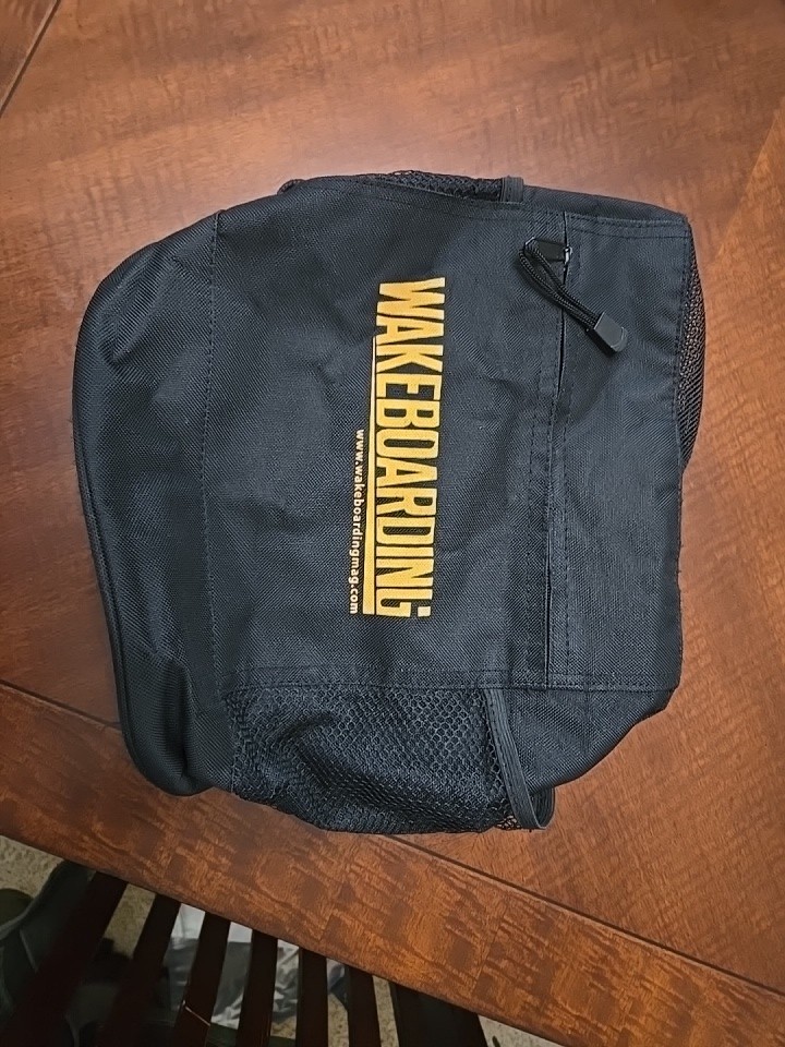 Wakeboarding Magazine Backpack Black