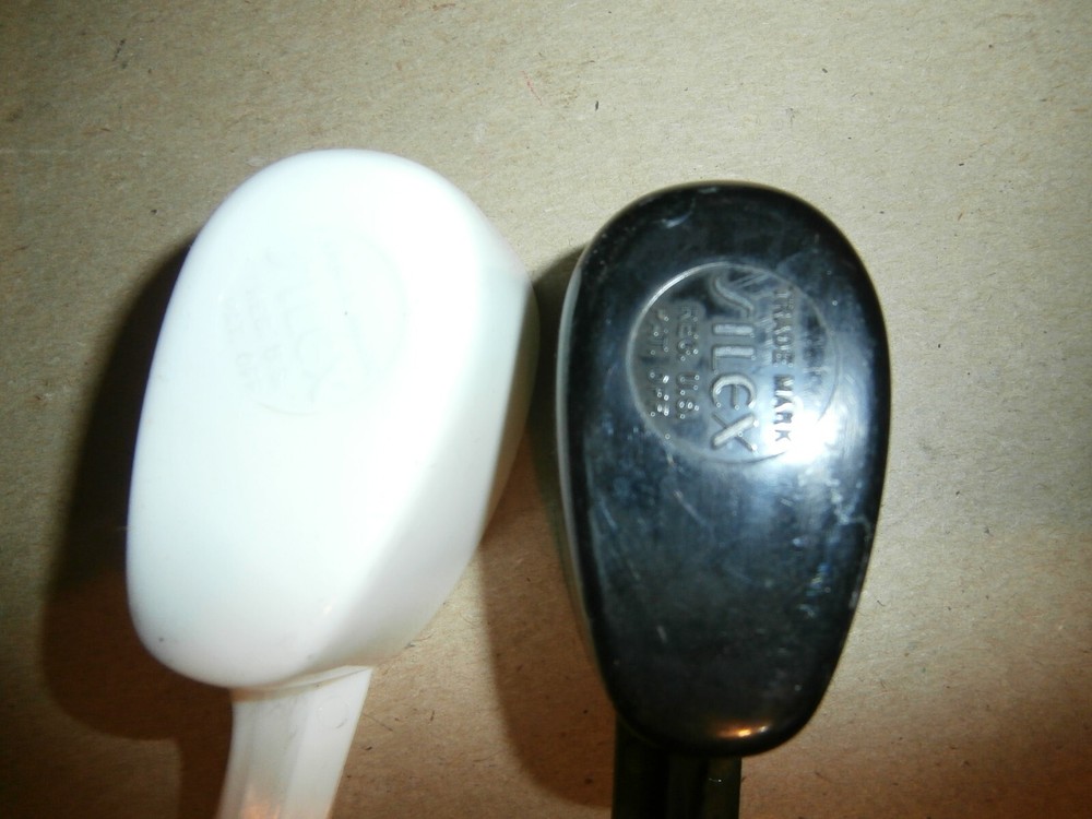 2 Vintage Silex Plastic Coffee Scoops