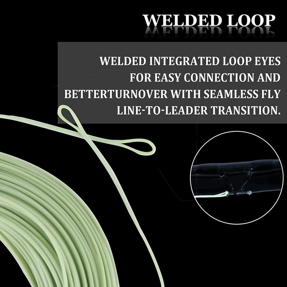 Maxcatch WF1F-8F Floating Fly Line Weight Forward Design with Welded Loop