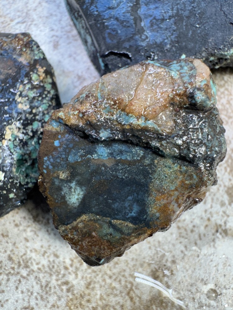 Natural Hubei turquoise nuggets