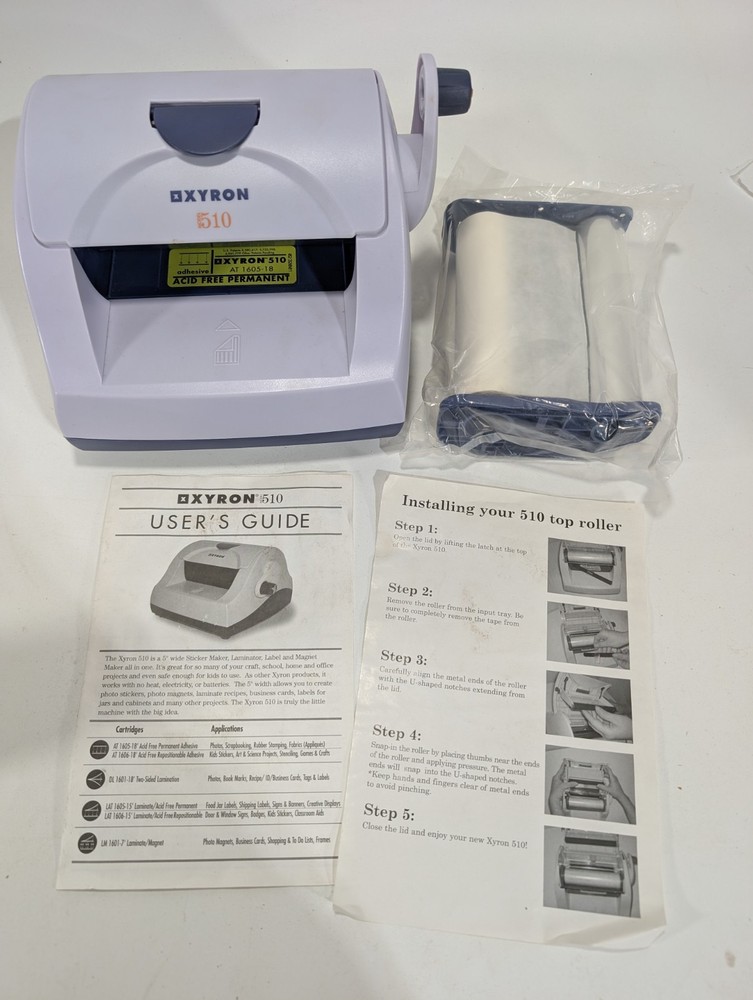 Xyron 510 Creative Station Bundle Sticker Maker Magnet Maker Laminator