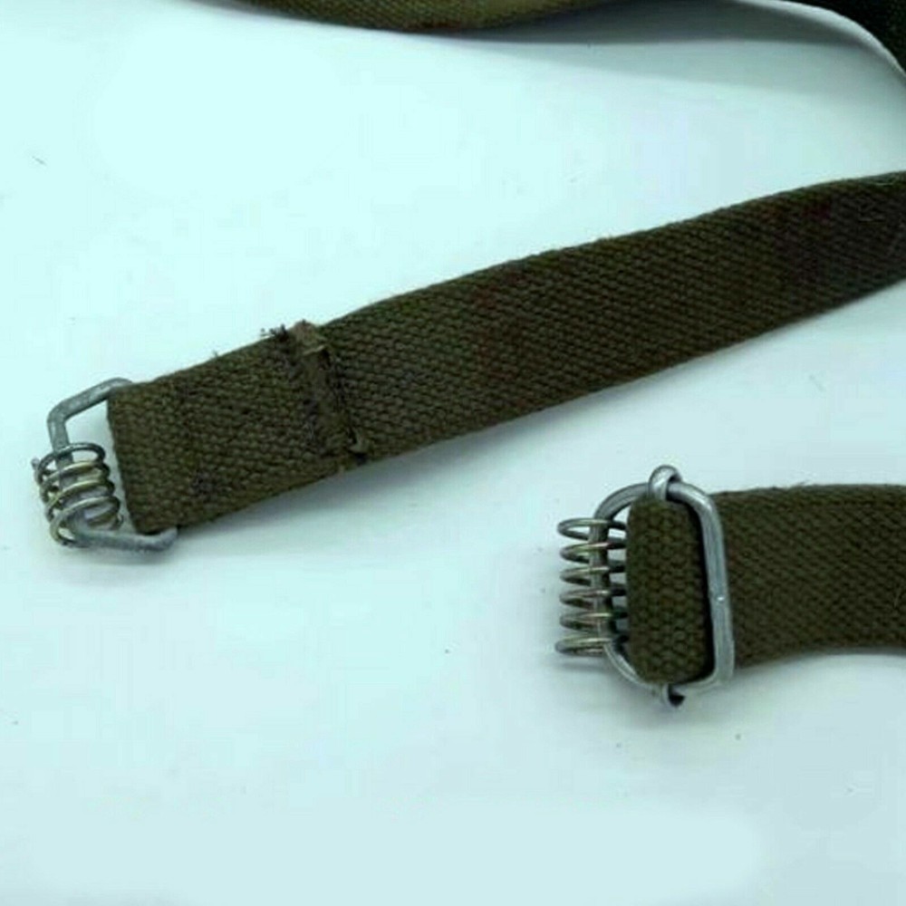 Old Surplus Type 56 SKS Double iron Spring Ring Canvas Strap