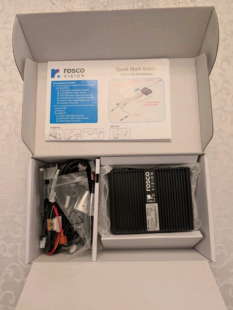 NEW Rosco Vision STSS1200MO HD Video Processor Multiplexer Kit