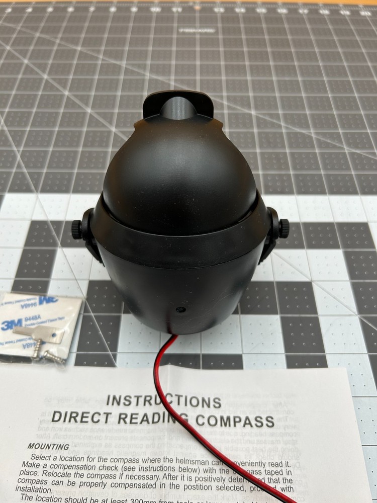 Boat Compass Dash Mount - Boating Compass Dashboard - Navigation