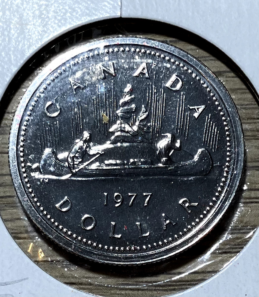 1977 Canada Nickel Dollar - PL64- Possible DDR
