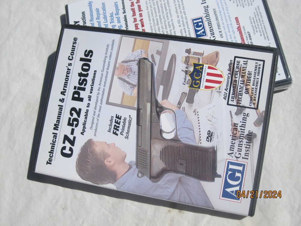 AGI'S ARMORER'S COURSE FOR THE CZ-52 PISTOL