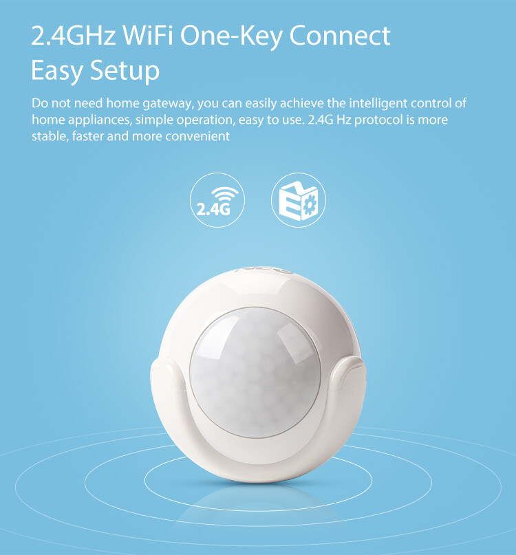 Neo WiFi PIR Motion Sensor Mini Sized Smart Home Security