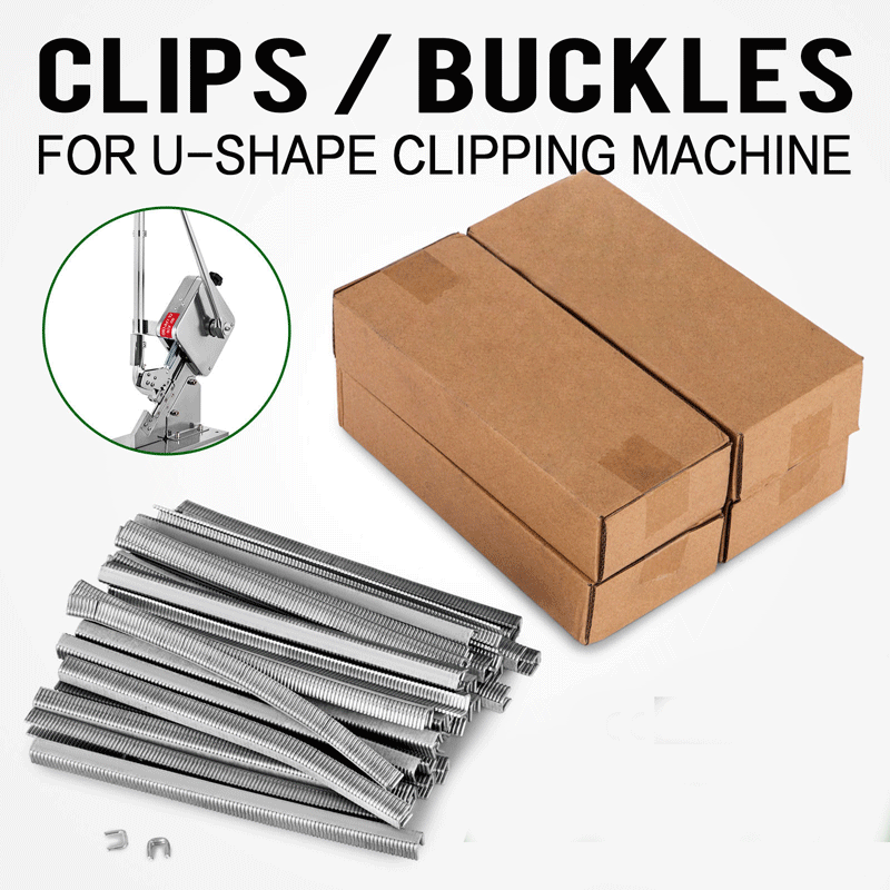 4000Pcs/Box Clips Buckles for Manual U-Shape Clipping Machine U506