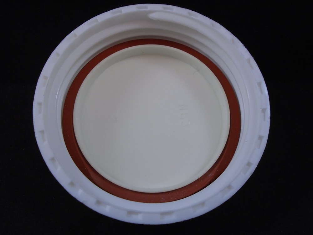 NALGENE Plastic Polypropylene PP 63mm Leakproof Silicone Oak Ridge Sealing Cap