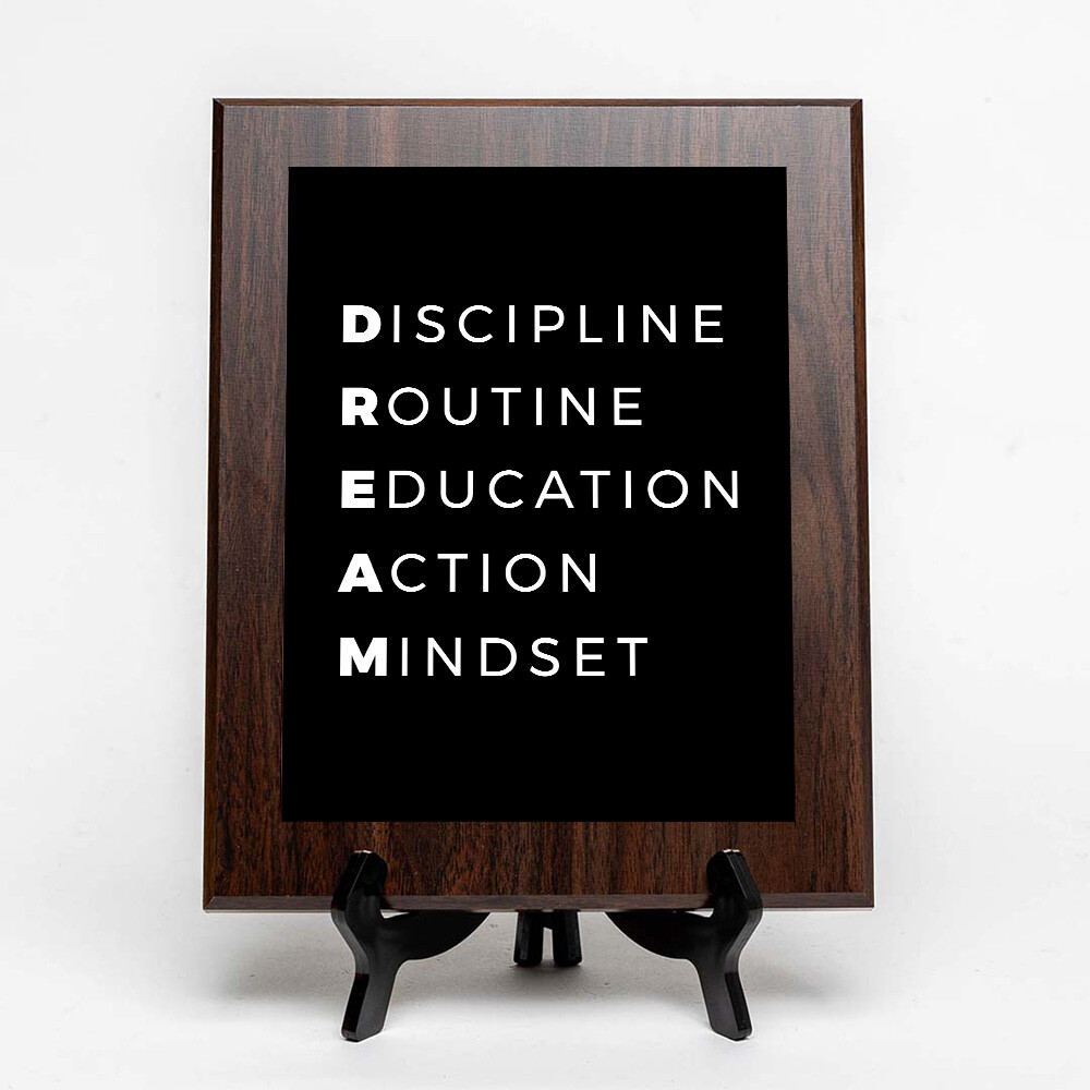 DREAM Decorative Wall Plaque | Motivational Home Decor