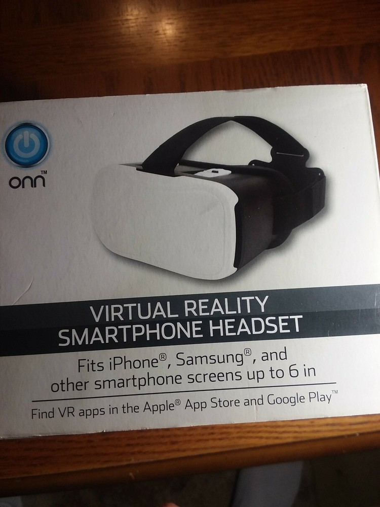 ONN Virtual Reality VR Smartphone Headset Apple/Android (Brand new)