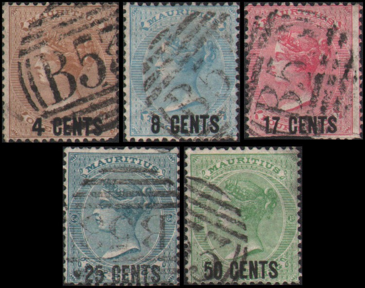 Mauritius #51//57 Used