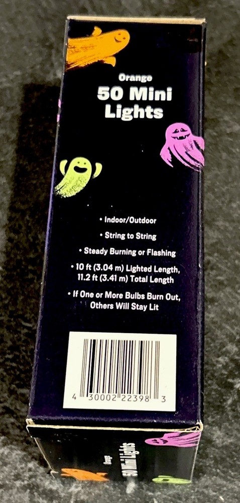 Halloween Candy Corn Holiday String Lights New Indoor & Outdoor