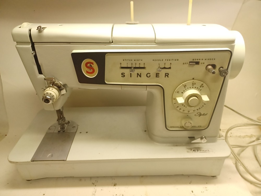 Singer Sewing Machine Zig Zag Model 478 Working