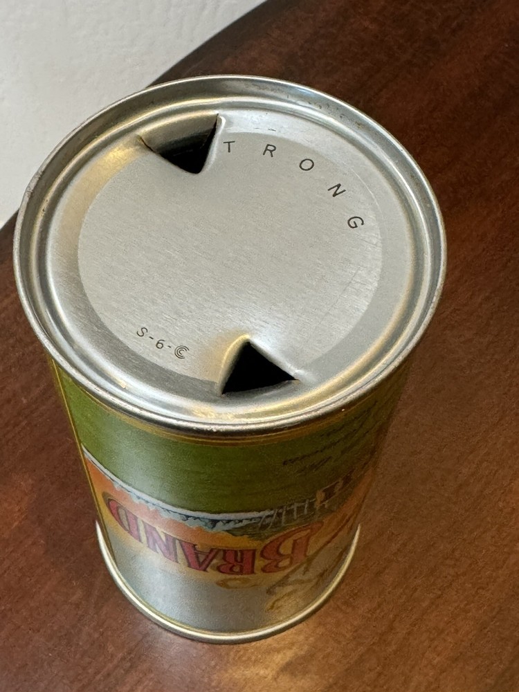 Schell's Deer Brand Export II - Empty Beer Can Bottom Opened - colorful clean