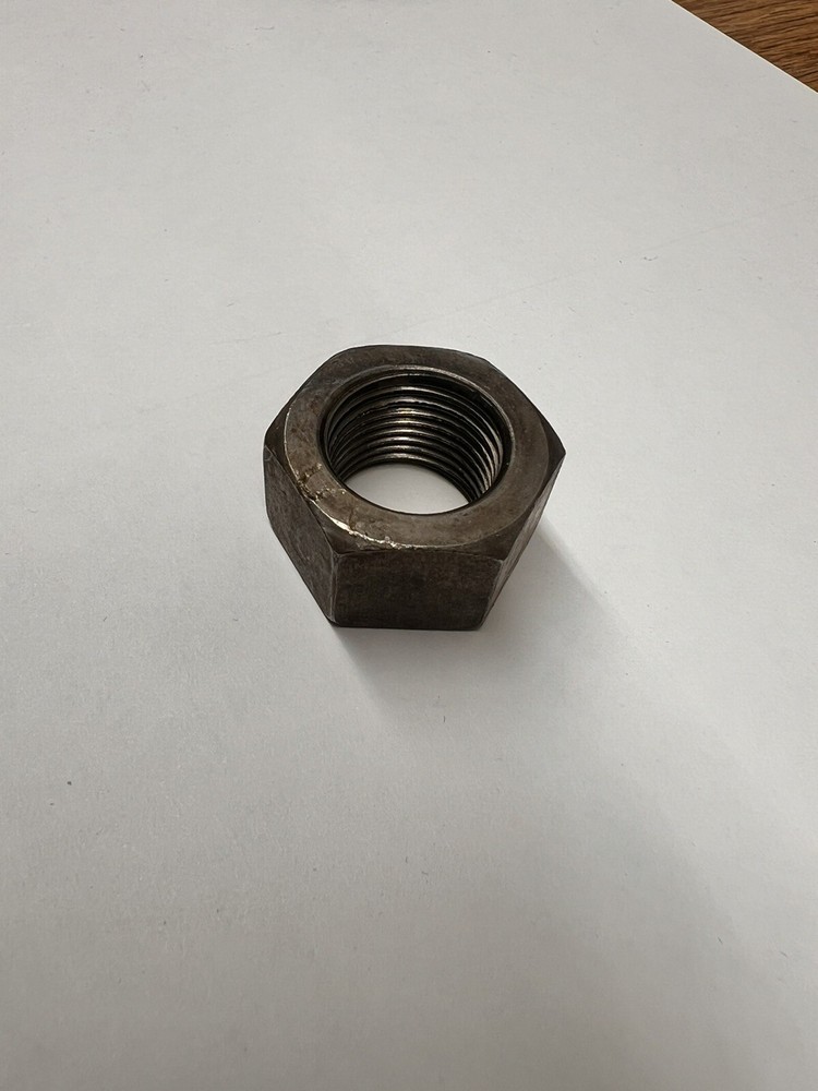 (2) 3/4-16 Left Hand Thread Hex Nut Finished Fine Thread Plain Steel .75-16 UNF