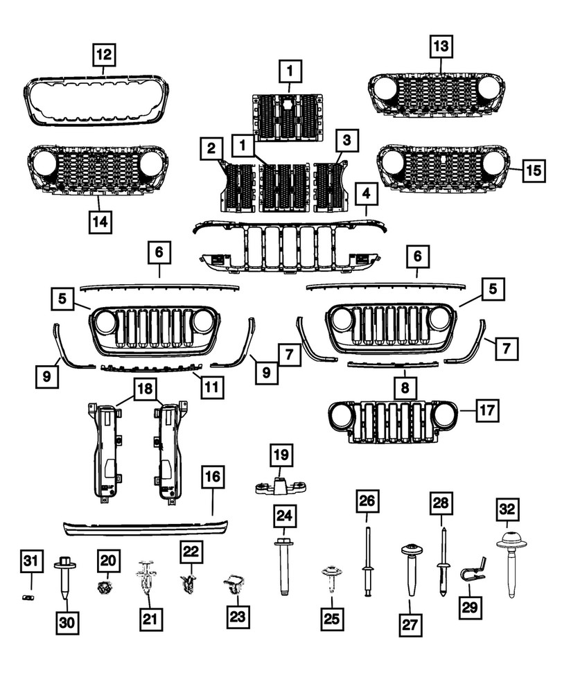 Genuine Mopar Camera Bracket 68396526AB