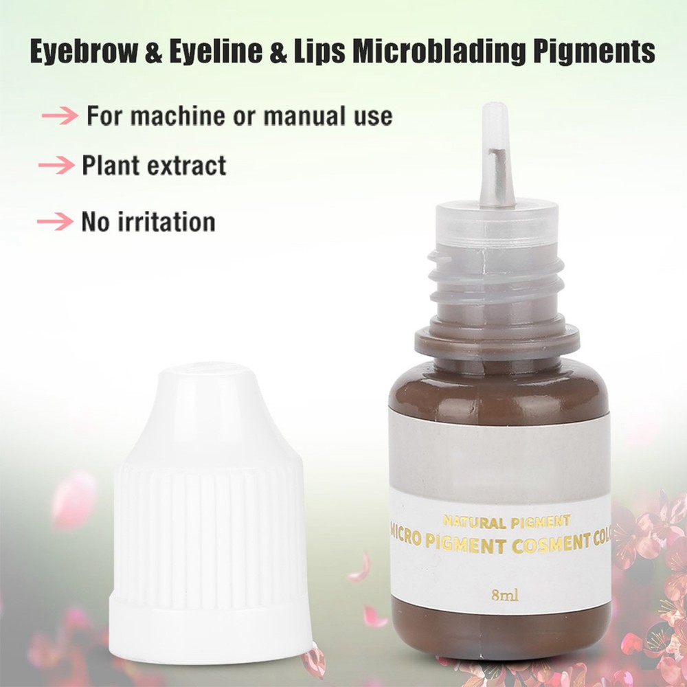 Brown&Coffee (Eyebrow)Microblading Pigment Ink Semi Permanent Eyebrow Lips WT