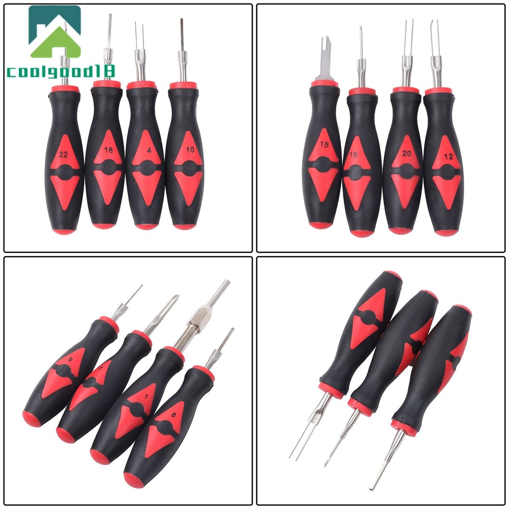 Universal Wire Terminal Electrical Connector Crimp Pin Removal Release Tool Kit