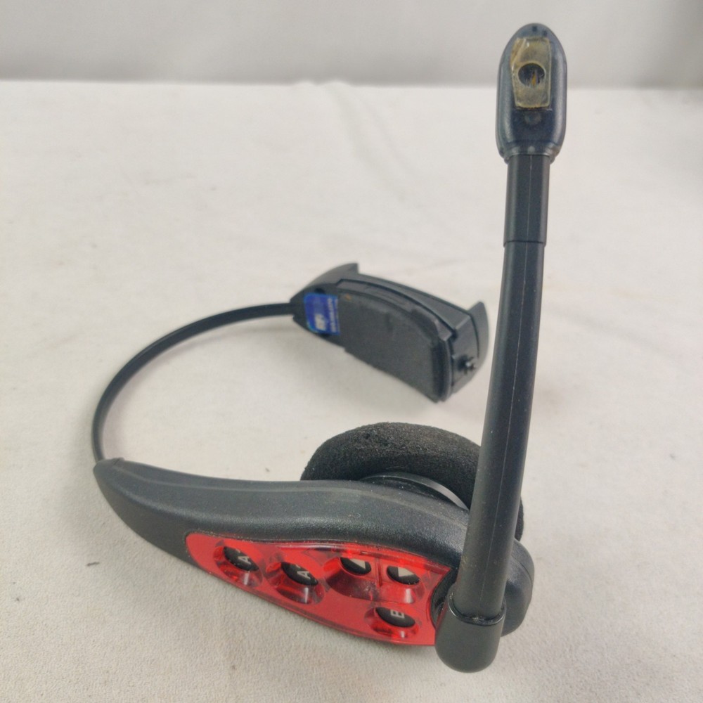 USED HME HS6000 RED Wireless Drive Thru Intercom Headset - No Battery