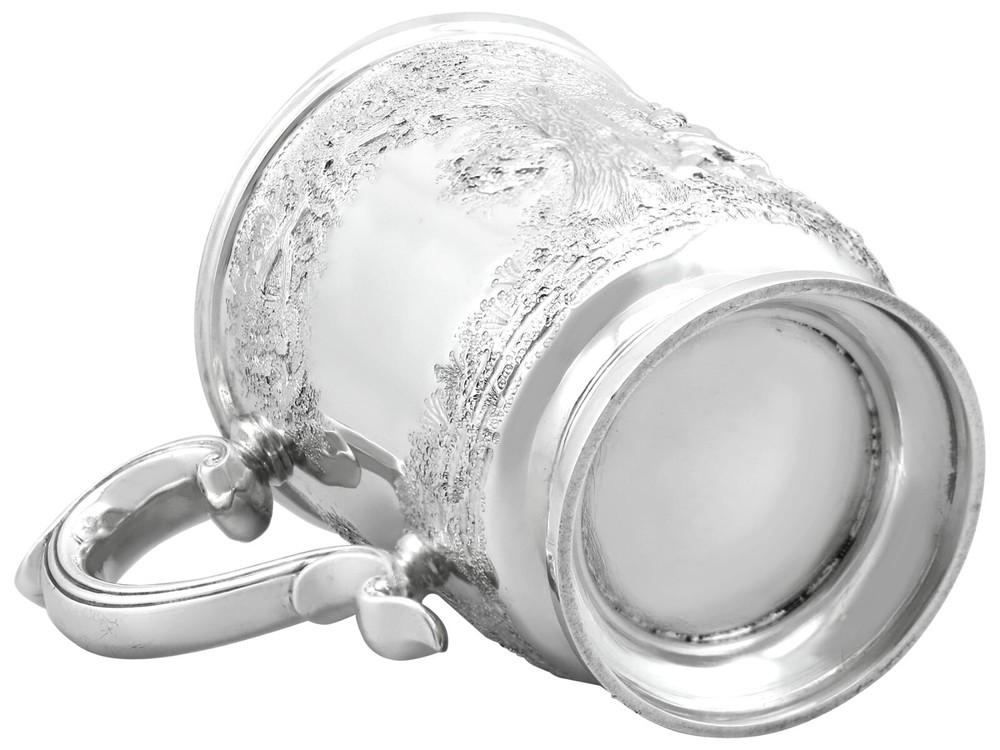 Antique Victorian Sterling Silver Mug