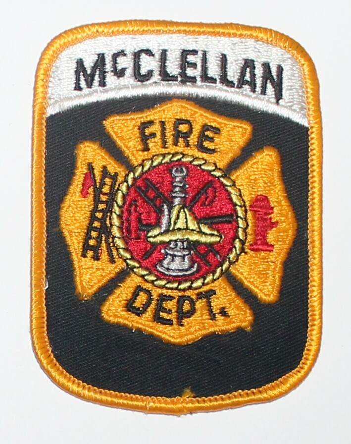 McCLELLAN FIRE DEPT California CA FD patch