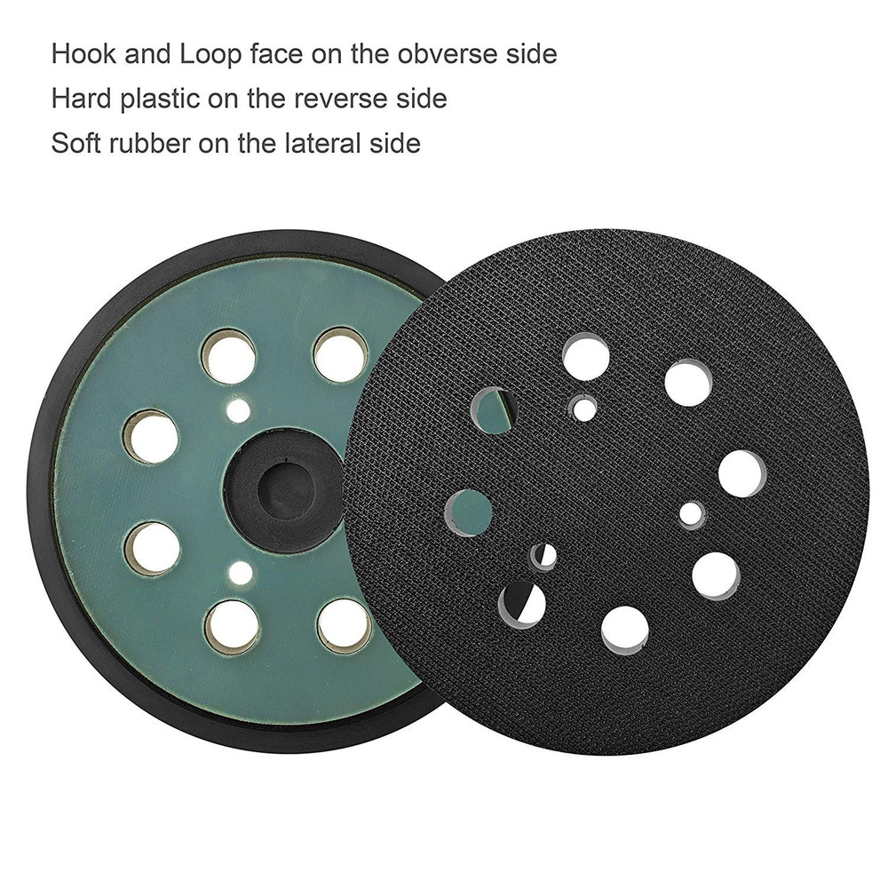 Standard 5" Hook and Loop Replacement Sander Pad for Porter Cable 343/343K, 390/