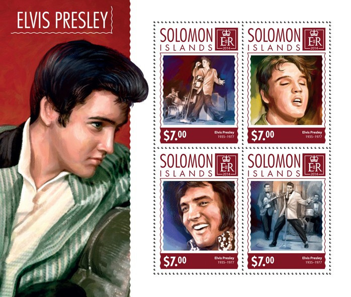 Elvis Presley (Yvert & Tellier Code: 2448-2451)