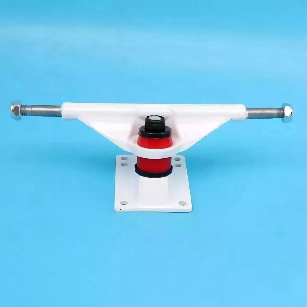 1 Pieces Skateboard Trucks White Set