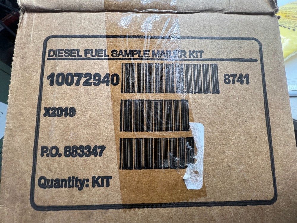 Hazmatpac Diesel Fuel Tester Sample Mailer Tool 10072940
