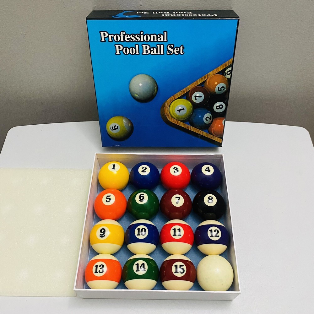Professional Billiards Pool Ball Set - 2 1/4” Balls