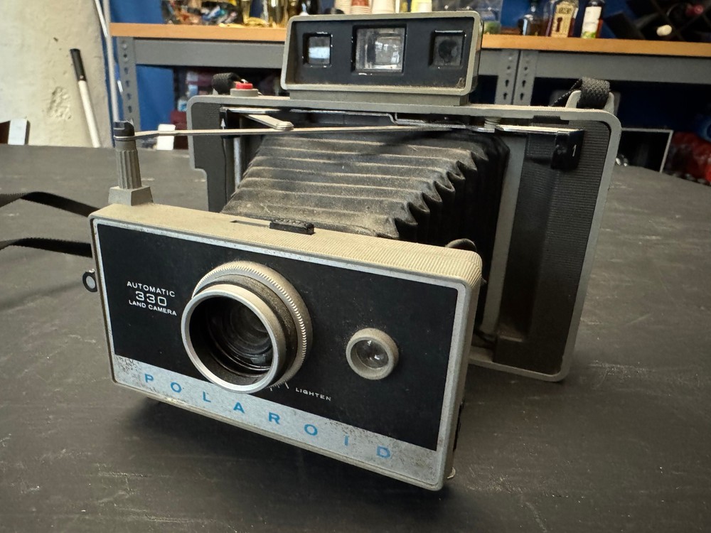 Vintage Polaroid Automatic 330 Land Camera Untested