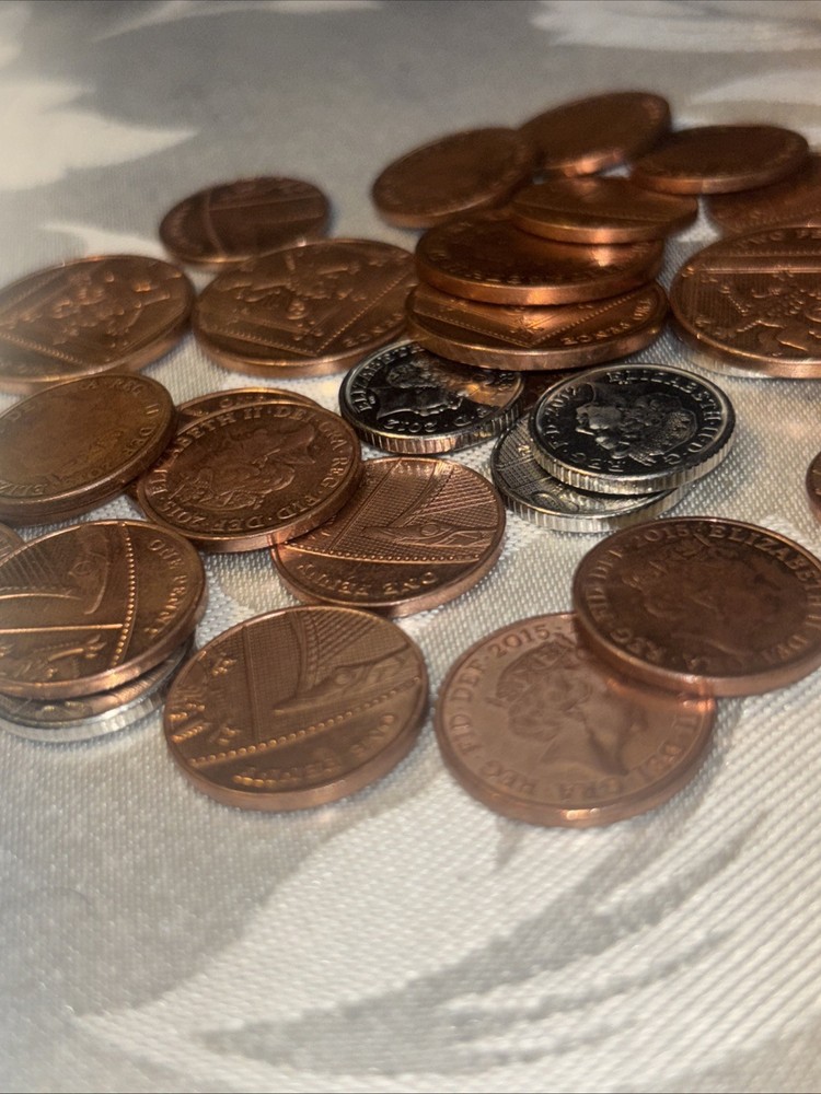 Real Magnetic British Pence Set￼