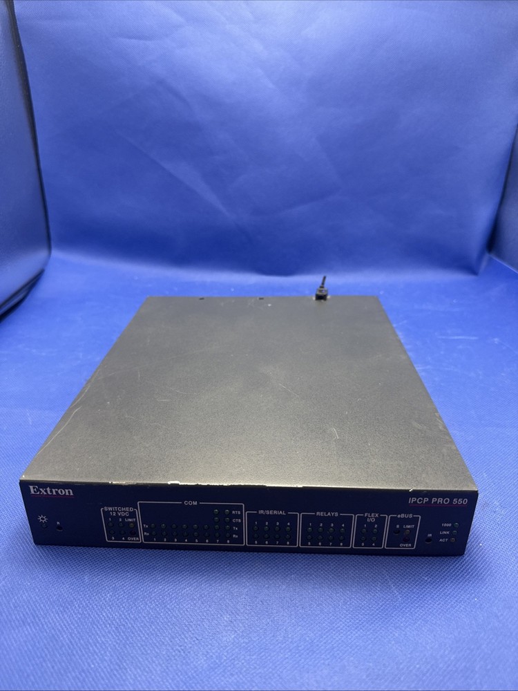 1 Extron IPCP Pro 550 - IP Link Pro Control Processor. Part # 60-1418-01