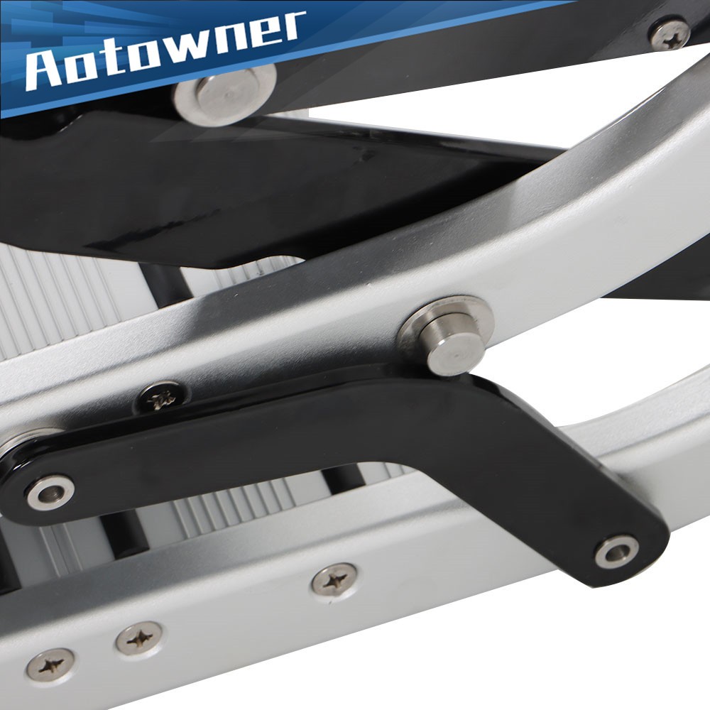 Aluminium Manual Pull Out Retractable Two Step RV Camper Platform Steps Stair