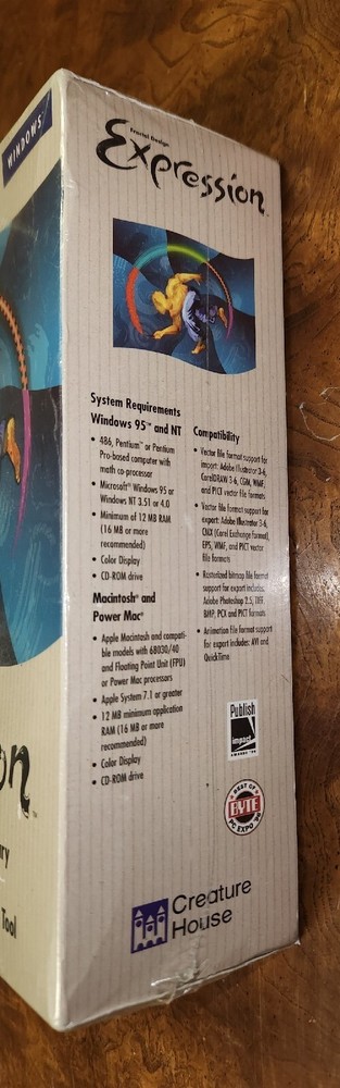 Expression Fractal Design Natural-Media Vector Drawing Tool Program Windows 1996