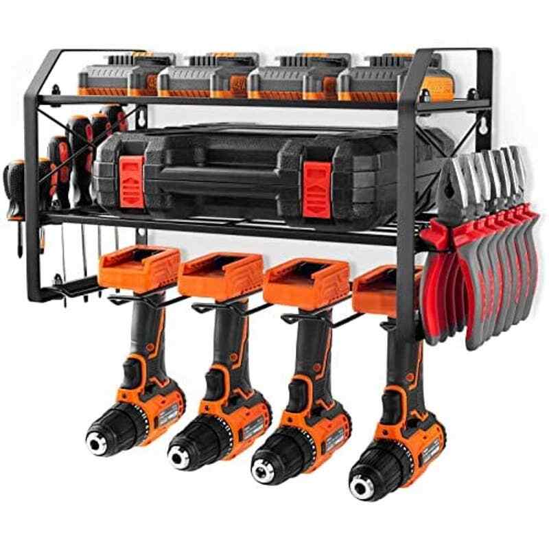 Heavy Duty 3-Layer Wall Mount Power Tool Organizer