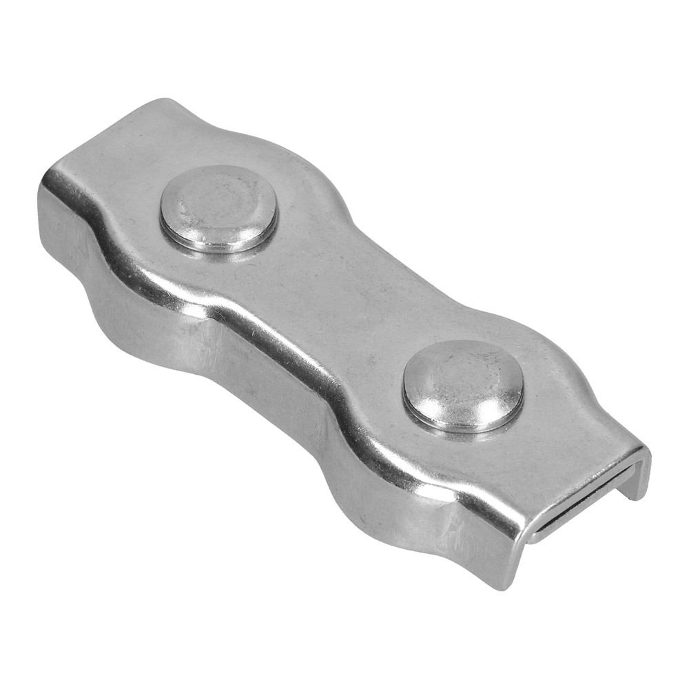 20Pcs M2 Wire Rope Clip StainlessSteel Cable Clamp Caliper Duplex Locking Device