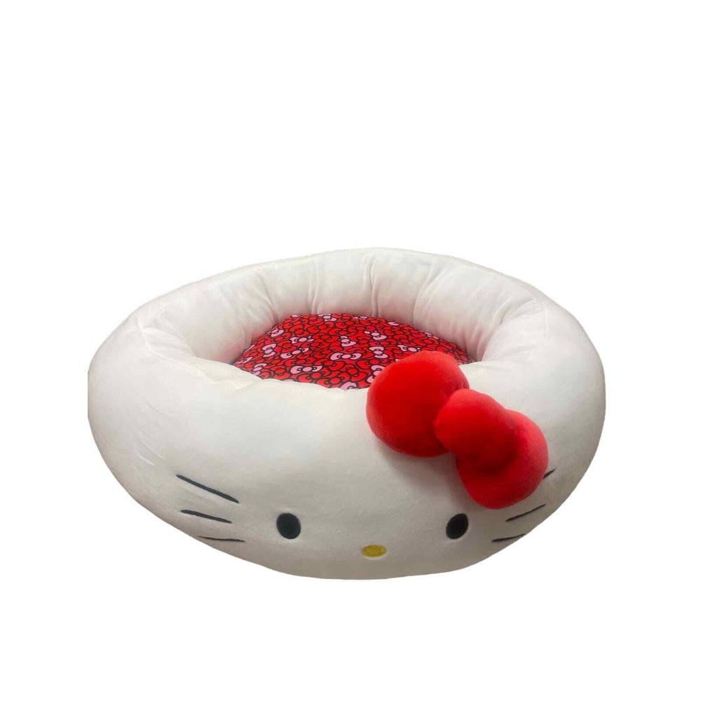 Hello kitty Squishmallow style pet bed