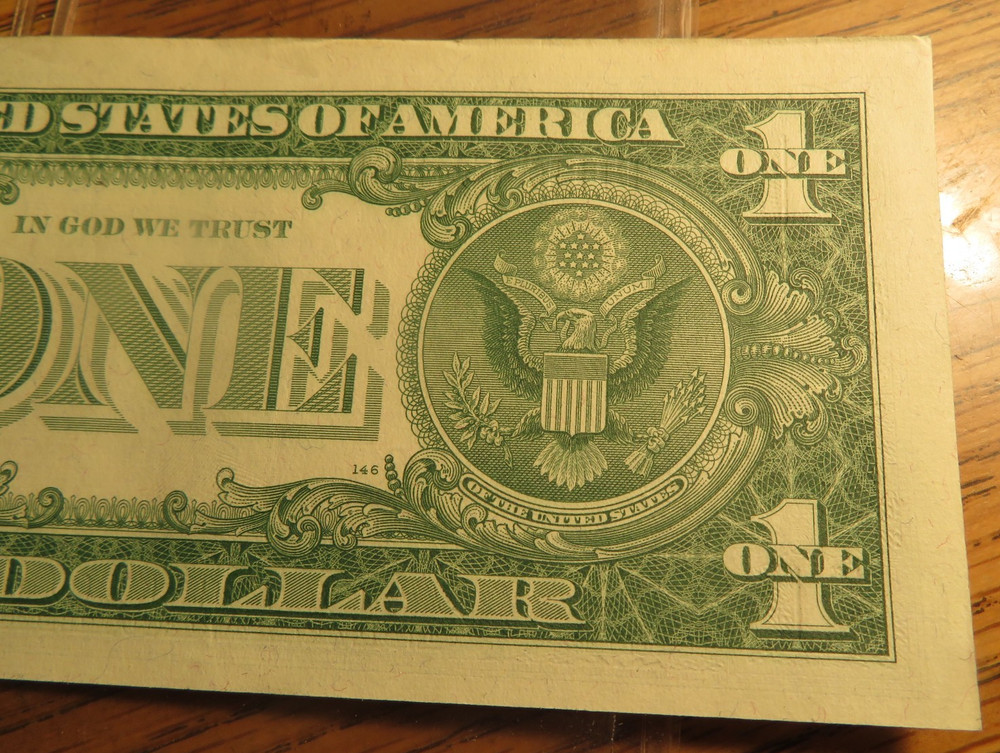 Two (2) 1957 Silver Certificate Dollar Star Notes Consecutive #'s Crisp