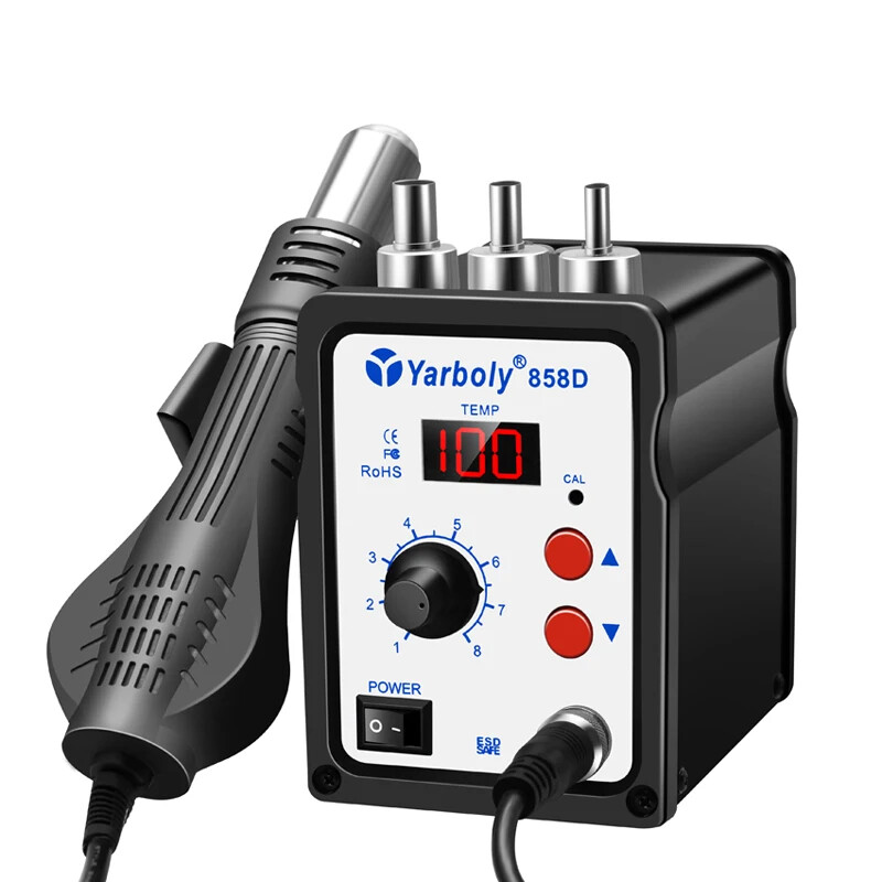 Adjustable Temperature Mini Hot Air Gun Digital Display Welding Machine