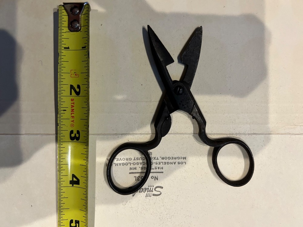 Vintage FA Koch & Co Button Hole Scissors
