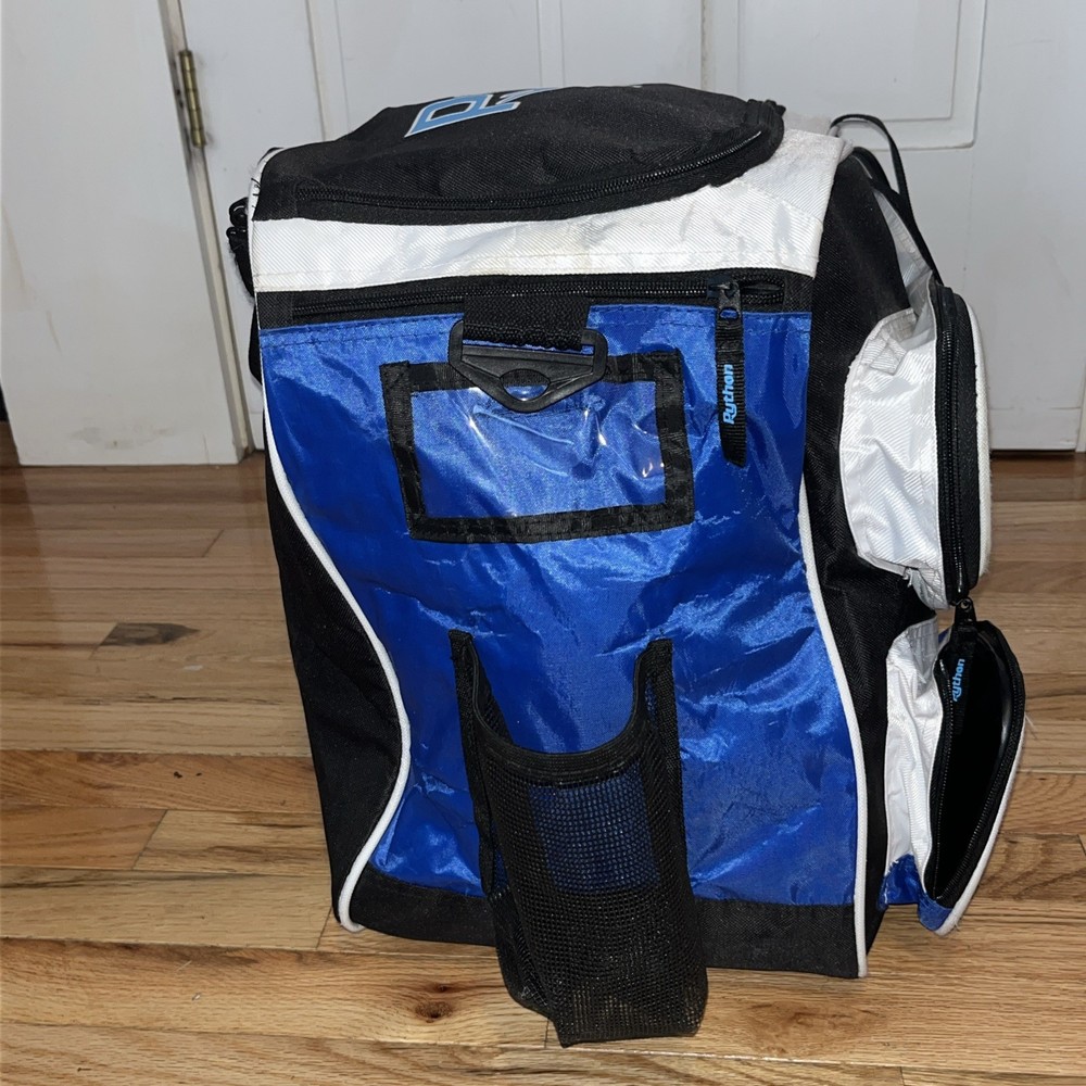 Python Deluxe "Club" Racquetball Bag (Black/Blue) Large No Shoulder Strap