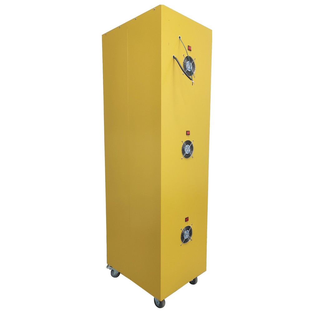 Fireproof Safety Explosion-Proof Box Mobile Battery Charging Cabinet w Socket