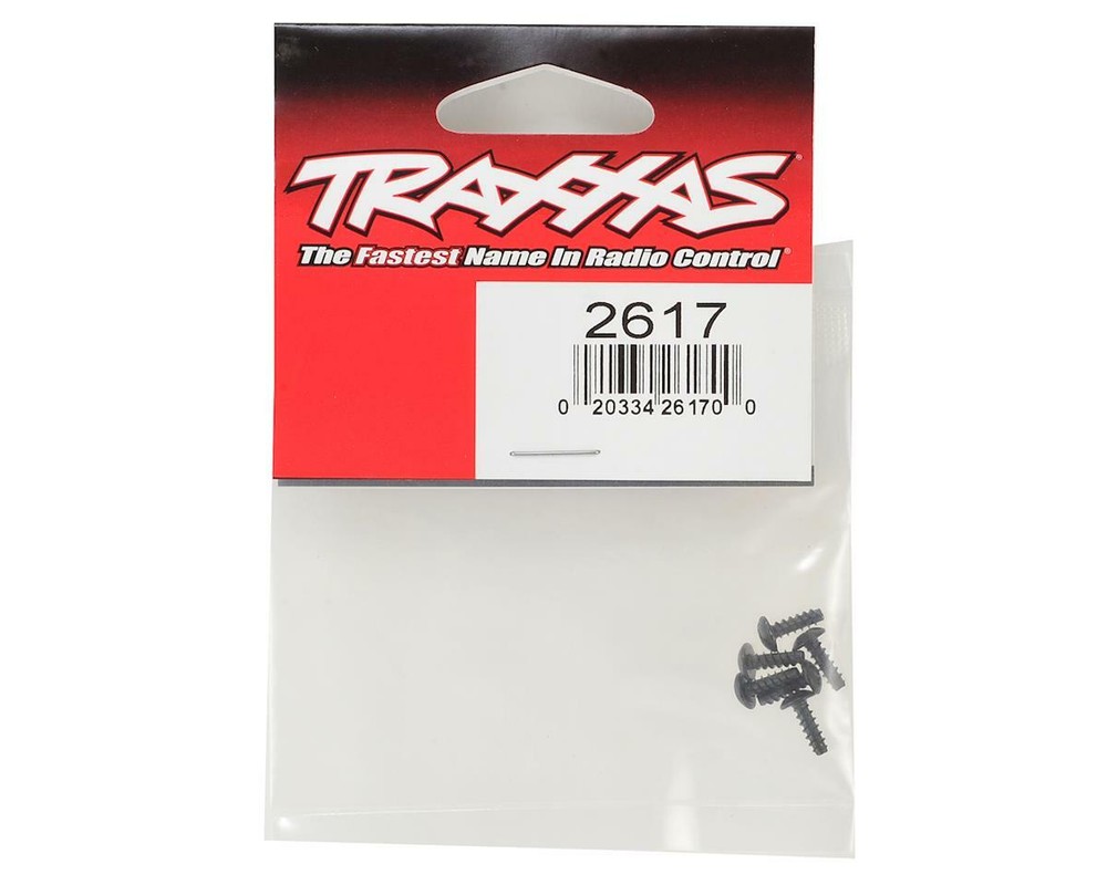 Traxxas 2.5x8mm Button Head Hex Plastic Screws (6) [TRA2617]